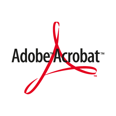 Adobe Acrobat logo vector (.EPS, 389.13 Kb) logo