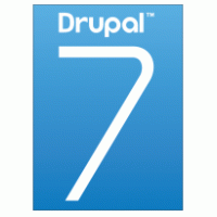 Drupal 7 logo vector logo