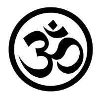 OM YOGA logo vector logo