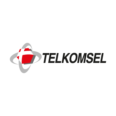 Telkomsel logo vector logo