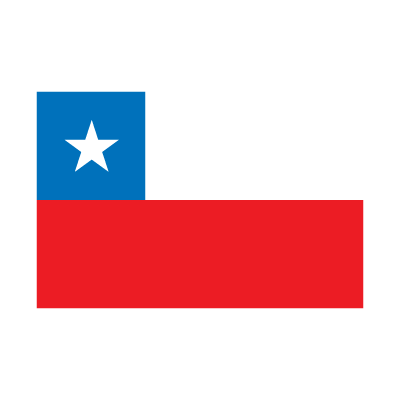 Flag of Bandera Chile vector