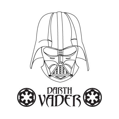 Darth Vader vector logo