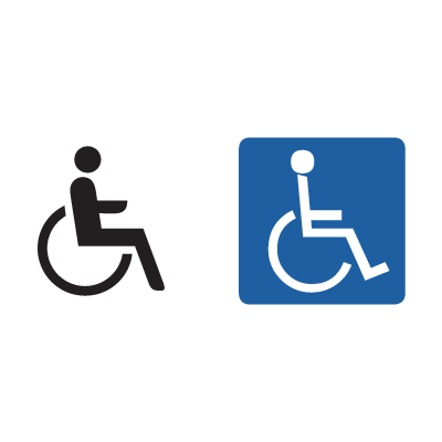 Handicap Sign vector logo
