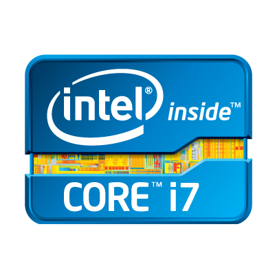 New Intel Core i7 logo vector logo