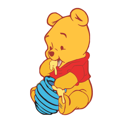 Baby Pooh vector logo