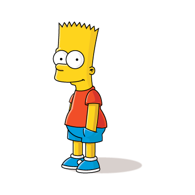 Bart Simpson vector logo