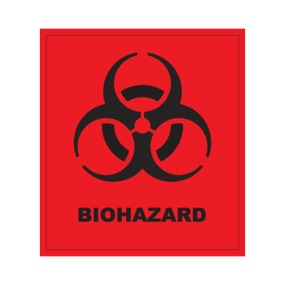 Biohazard logo vector logo