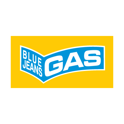 Blue Jeans Gas logo vector logo
