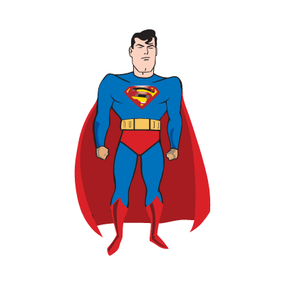Comic Superman vector logo