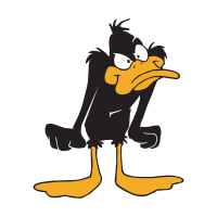 Daffy Duck Television vector