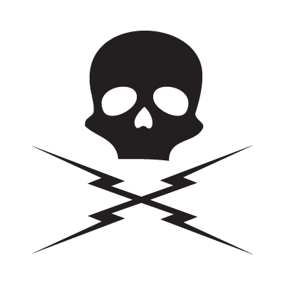 Death proof skull vector logo
