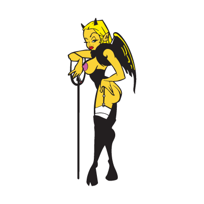 Devil Girl vector logo
