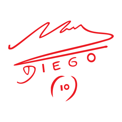 Diego Maradona logo vector logo