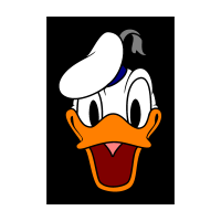 Donald Pato de Disney vector