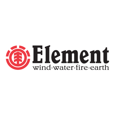 Element wind-water-fire-earth logo vector logo