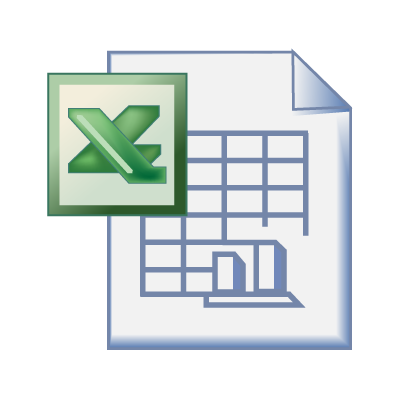 Excel office logo vector logo