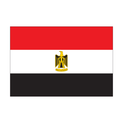 Flag of Egypt vector logo