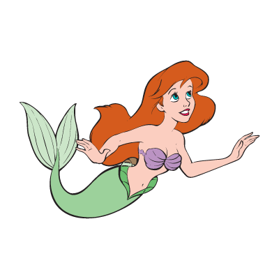 The Little Mermaid vector logo