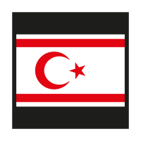 Flag of KKTC Bayrak vector