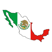 Flag of Mexico vector