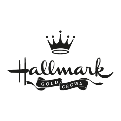 Hallmark gold crown logo vector logo