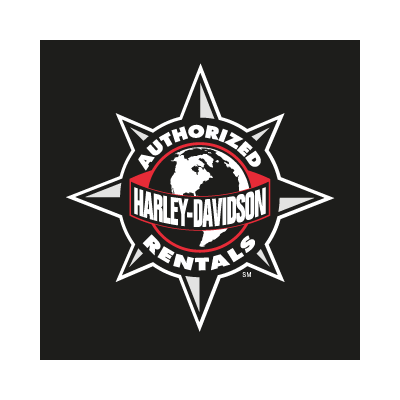 Harley Davidson Authorized Rentals logo vector logo