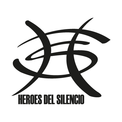 Heroes del silencio rock band logo vector logo