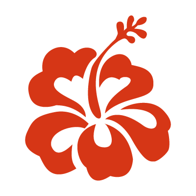 Hibiscus flower vector