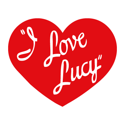 I Love Lucy logo vector logo