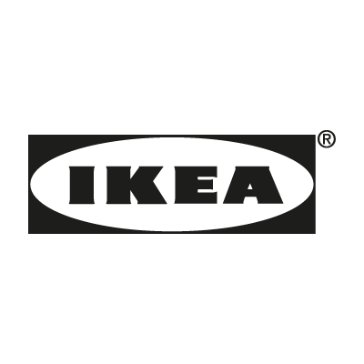 IKEA black logo vector logo