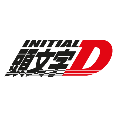 Initial D logo vector logo