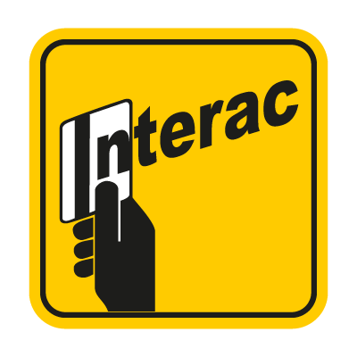 Interac yellow logo vector logo