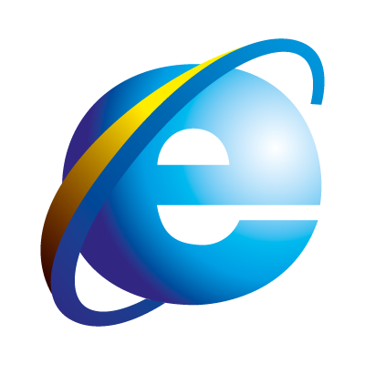 Internet Explorer – IE logo vector logo