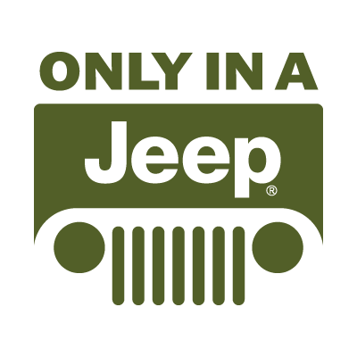 Jeep only in a logo vector logo