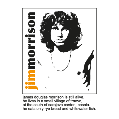 Jim Morrison – The Doors vector logo