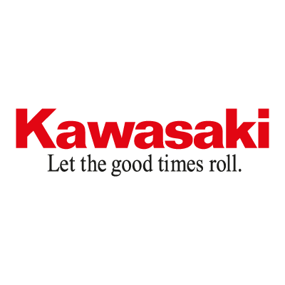 Kawasaki motorcycles logo vector logo