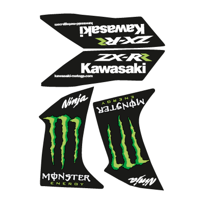 Kawasaki Ninja Monster ZX-RR logo vector logo