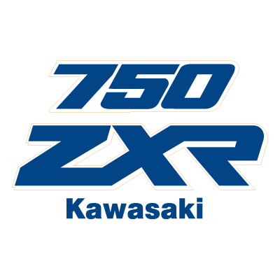 Kawasaki zxr 750 logo vector logo