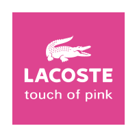 Lacoste touch of pink logo