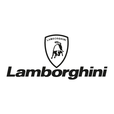 Lamborghini black logo vector logo