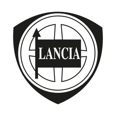 Lancia black logo vector logo