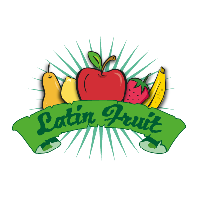 Latin Fruit logo vector logo