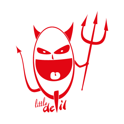 Little Devil logo vector logo