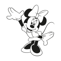 Minnie Mouse Character vector