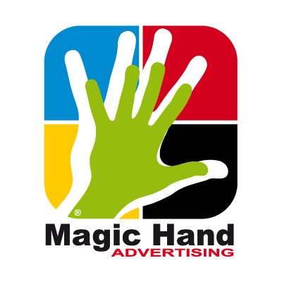 Magic hand logo vector logo
