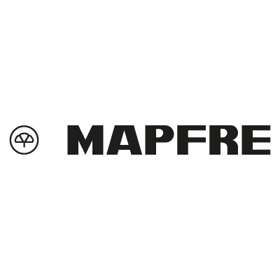 Mapfre black logo vector logo