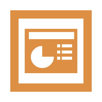 Microsoft Office – Powerpoint logo vector logo
