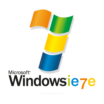 Microsoft Windows 7 logo vector logo