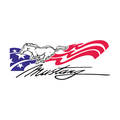 Mustang USA logo vector