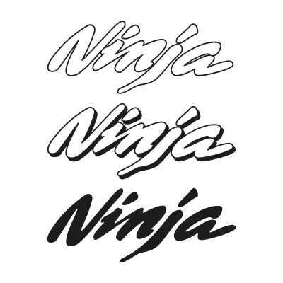 Ninja Moto logo vector logo